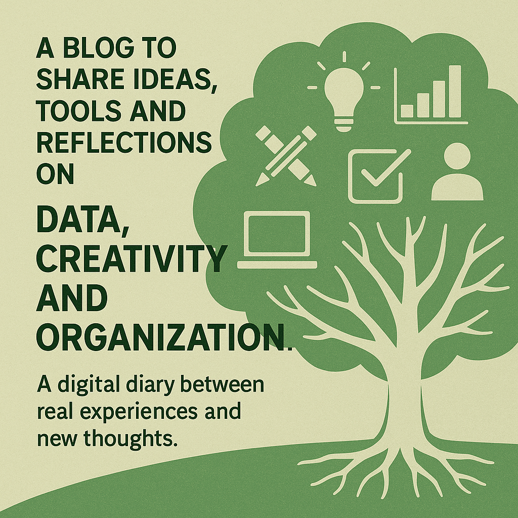 Perché ho aperto un blog: riflessioni su dati, creatività e lavoro reale